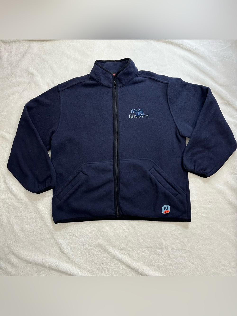RARE VTG 2000 Nike What Lies Beneath Cast & Crew Promo Fleece Jacket Men's M